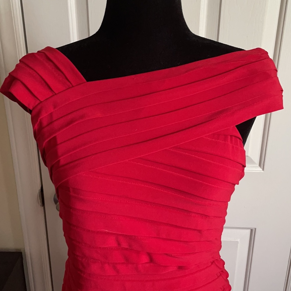 Adrianna Papell Red Dress size 12